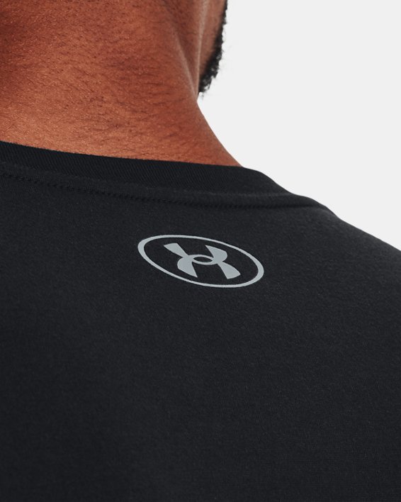 Men's UA Stacked Logo Fill T-Shirt, Black, pdpMainDesktop image number 3